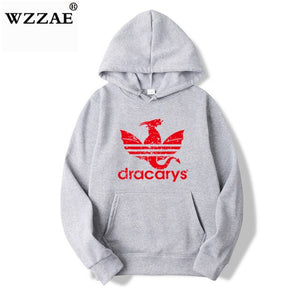 2019 New Men Game of Thrones Fleece Hoodies Sweatshirts 2019 Unisex Dracarys Harajuku Women Hoody Clothes Dropshipping