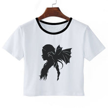 Load image into Gallery viewer, Hot Dracarys T-shirt Game Of Thrones Mother Of Dragons Daenerys Harajuku Crop Top Women&#39;s T Shirt 2019 Fashion Clothes Fans Gift