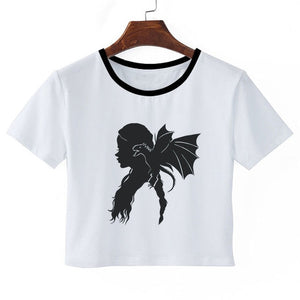 Hot Dracarys T-shirt Game Of Thrones Mother Of Dragons Daenerys Harajuku Crop Top Women's T Shirt 2019 Fashion Clothes Fans Gift