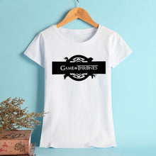 Load image into Gallery viewer, NEW Game Of Thrones T Shirt Women Casual Female Loose T-shirt Cotton Elastic O-Neck Breathable Leisure Tee Shirt Fashion Clothes