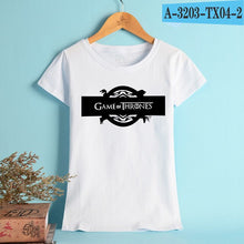 Load image into Gallery viewer, NEW Game Of Thrones T Shirt Women Casual Female Loose T-shirt Cotton Elastic O-Neck Breathable Leisure Tee Shirt Fashion Clothes