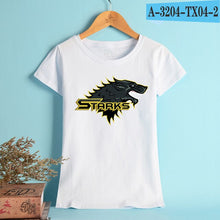 Load image into Gallery viewer, NEW Game Of Thrones T Shirt Women Casual Female Loose T-shirt Cotton Elastic O-Neck Breathable Leisure Tee Shirt Fashion Clothes