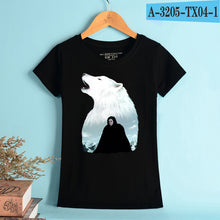 Load image into Gallery viewer, NEW Game Of Thrones T Shirt Women Casual Female Loose T-shirt Cotton Elastic O-Neck Breathable Leisure Tee Shirt Fashion Clothes