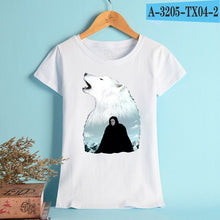 Load image into Gallery viewer, NEW Game Of Thrones T Shirt Women Casual Female Loose T-shirt Cotton Elastic O-Neck Breathable Leisure Tee Shirt Fashion Clothes