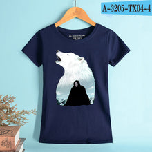 Load image into Gallery viewer, NEW Game Of Thrones T Shirt Women Casual Female Loose T-shirt Cotton Elastic O-Neck Breathable Leisure Tee Shirt Fashion Clothes