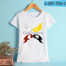 Load image into Gallery viewer, NEW Game Of Thrones T Shirt Women Casual Female Loose T-shirt Cotton Elastic O-Neck Breathable Leisure Tee Shirt Fashion Clothes