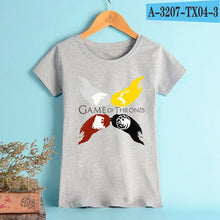 Load image into Gallery viewer, NEW Game Of Thrones T Shirt Women Casual Female Loose T-shirt Cotton Elastic O-Neck Breathable Leisure Tee Shirt Fashion Clothes