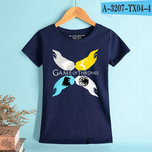 Load image into Gallery viewer, NEW Game Of Thrones T Shirt Women Casual Female Loose T-shirt Cotton Elastic O-Neck Breathable Leisure Tee Shirt Fashion Clothes