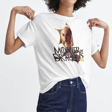 Load image into Gallery viewer, Mother of Dragons T Shirt Women Game of Thrones TV and Movie T Shirts Khaleesi Mother of Dragons Tee Aesthetic Clothes Plus Size